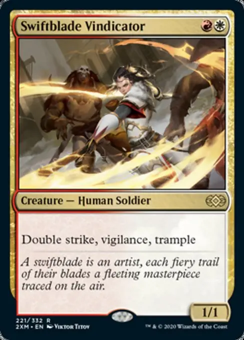 Swiftblade Vindicator [Double Masters] 1