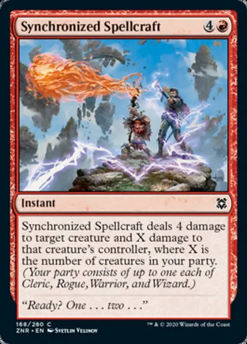 Synchronized Spellcraft [Zendikar Rising] 1