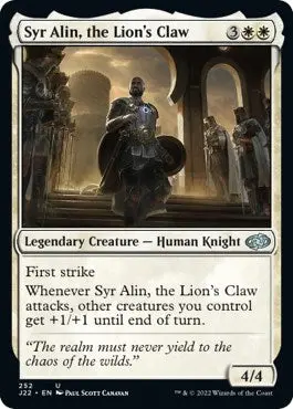Syr Alin, The Lion's Claw [Jumpstart 2022] 1