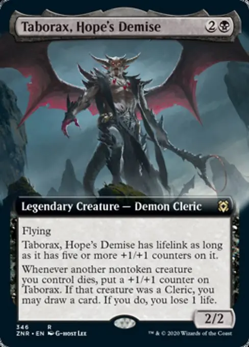 Taborax, Hope's Demise (Extended Art) [Zendikar Rising] 1