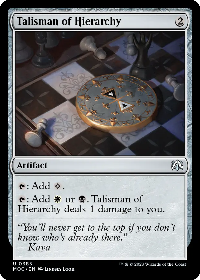 Talisman Of Hierarchy [March Of The Machine Commander] 1