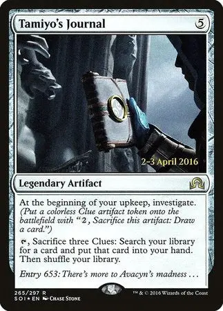 Tamiyo's Journal (Entry 653) [Shadows Over Innistrad Promos] 1