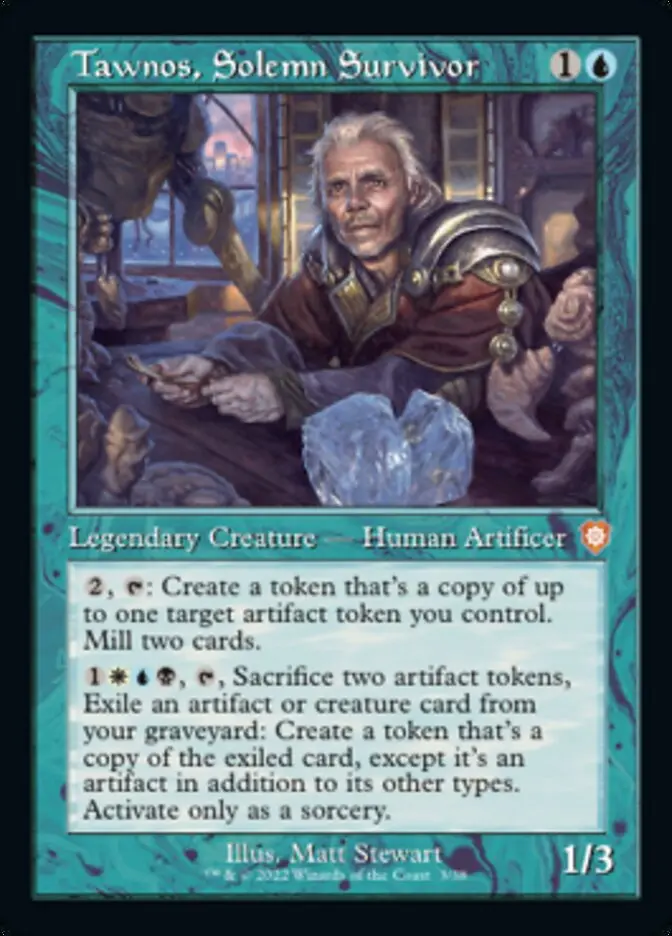 Tawnos, Solemn Survivor (Retro) [The Brothers' War Commander] 1