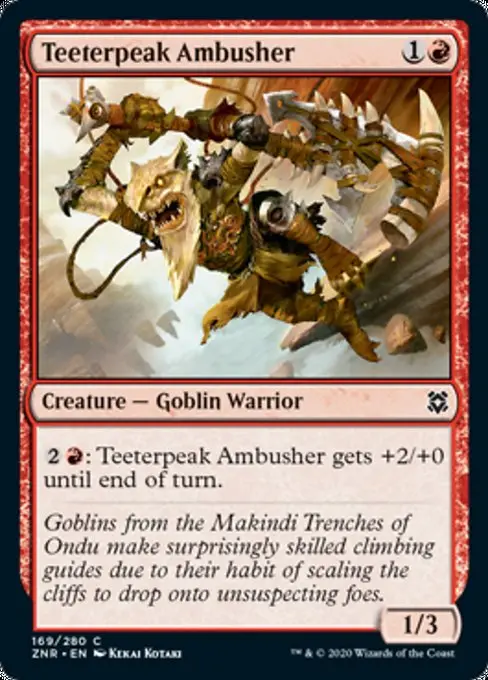 Teeterpeak Ambusher [Zendikar Rising] 1