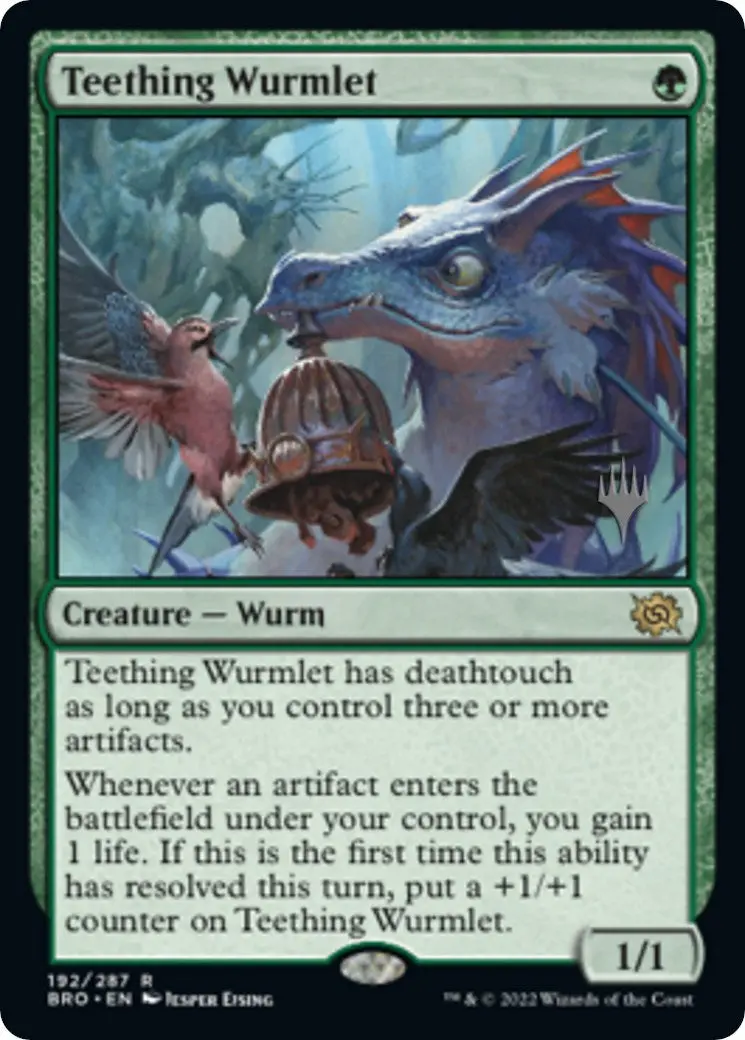 Teething Wurmlet (Promo Pack) [The Brothers' War Promos] 1