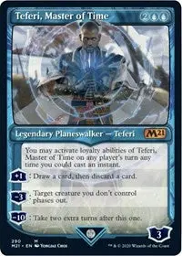 Teferi, Master Of Time (Showcase) (290) [Core Set 2021] 1