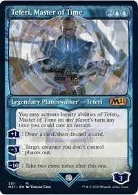 Teferi, Master Of Time (Showcase) (291) [Core Set 2021] 1