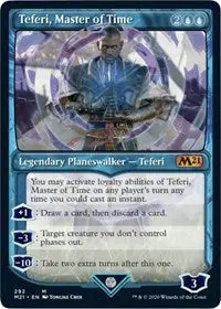 Teferi, Master Of Time (Showcase) (292) [Core Set 2021] 1