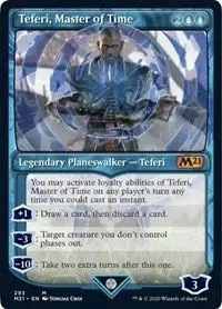 Teferi, Master Of Time (Showcase) (293) [Core Set 2021] 1