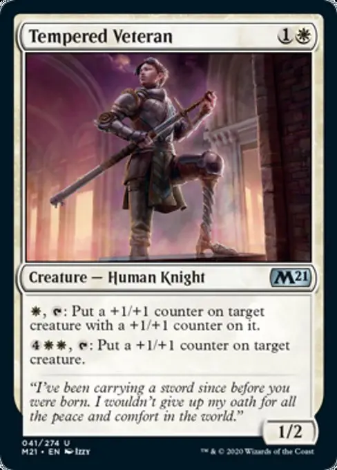 Tempered Veteran [Core Set 2021] 1