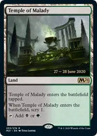 Temple Of Malady (M21) [Prerelease: Core Set 2021] 1