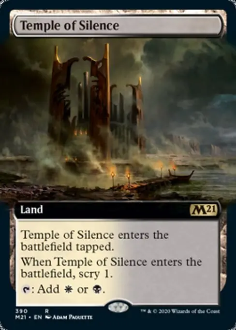 Temple Of Silence (Extended Art) [Core Set 2021] 1