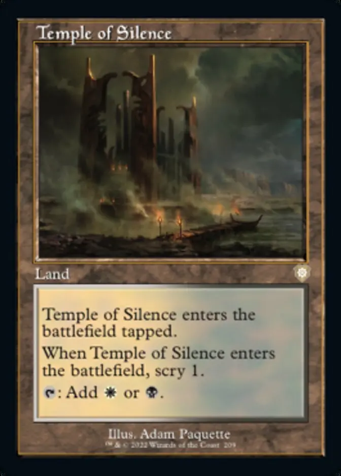 Temple Of Silence (Retro) [The Brothers' War Commander] 1