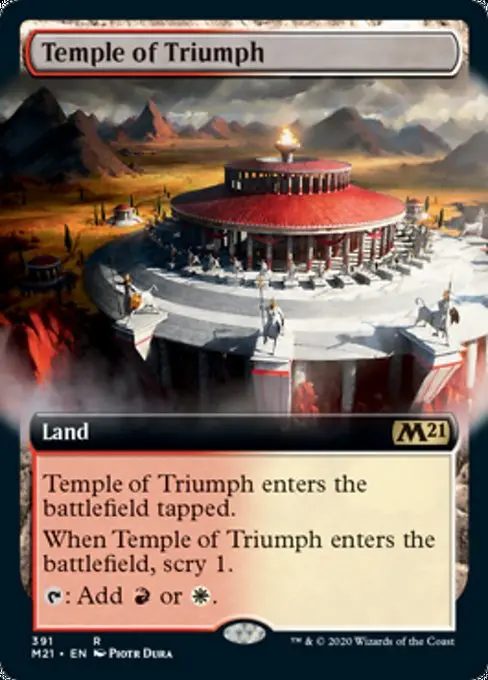 Temple Of Triumph (Extended Art) [Core Set 2021] 1