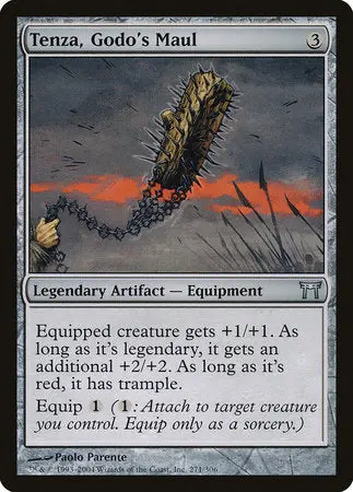 Tenza, Godo's Maul [Champions Of Kamigawa] 1