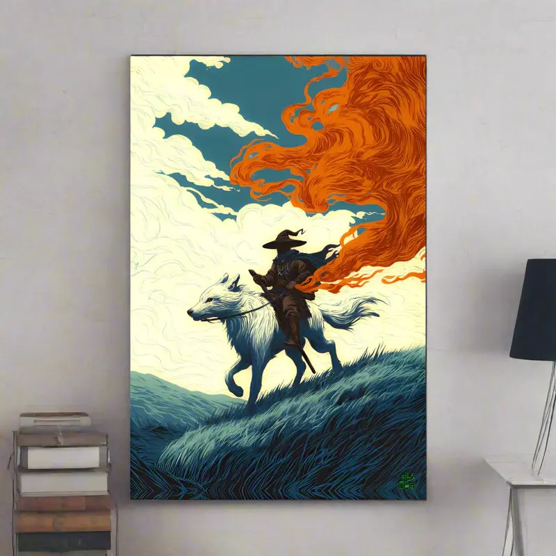 The Embertrail Rider – Photo Paper Poster 9