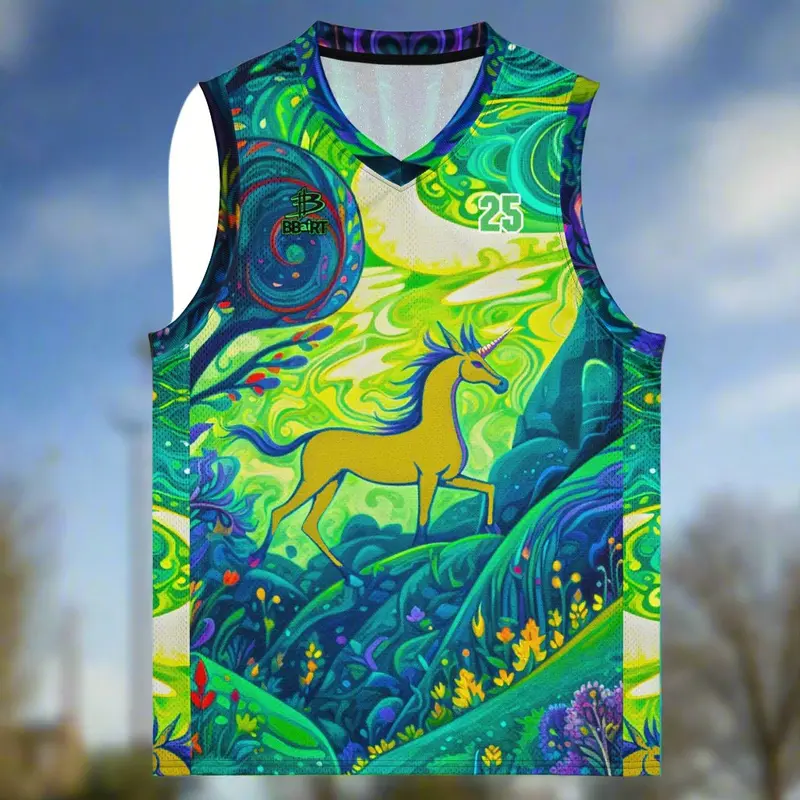 The Golden Wanderer – Premium Basketball Jersey 1