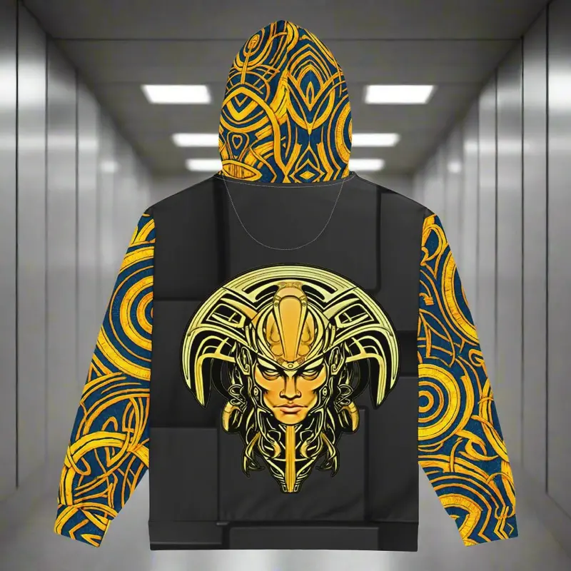 The Mask Of Valor: Kara - Unisex All-Over Print Zip Hoodie 1