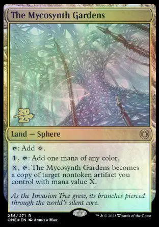 The Mycosynth Gardens [Phyrexia: All Will Be One Prerelease Promos] 1