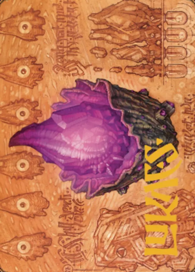 Thorn Of Amethyst Art Card (Gold-Stamped Signature) [The Brothers' War Art Series] 1