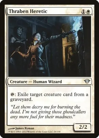Thraben Heretic [Dark Ascension] 1
