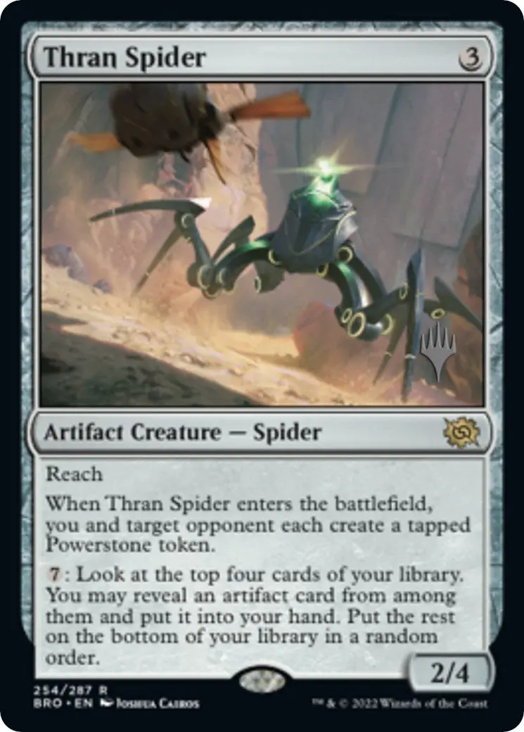 Thran Spider (Promo Pack) [The Brothers' War Promos] 1