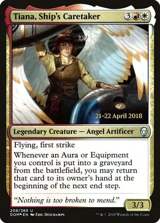 Tiana, Ship's Caretaker [Dominaria Promos] 1