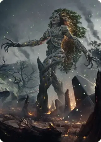 Titania, Gaea Incarnate Art Card [The Brothers' War Art Series] 1