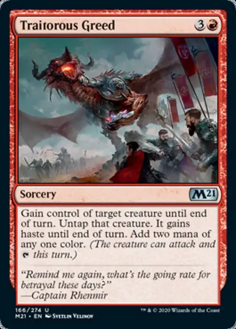 Traitorous Greed [Core Set 2021] 1