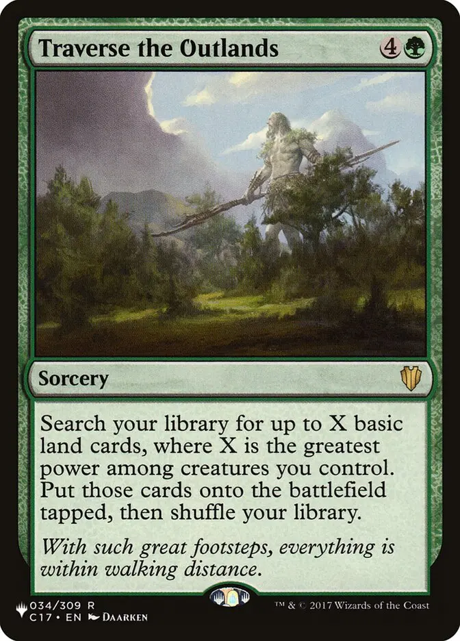Traverse The Outlands [The List] 1
