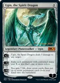 Ugin, The Spirit Dragon [Prerelease: Core Set 2021] 1