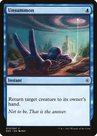 Unsummon [Explorers Of Ixalan] 1