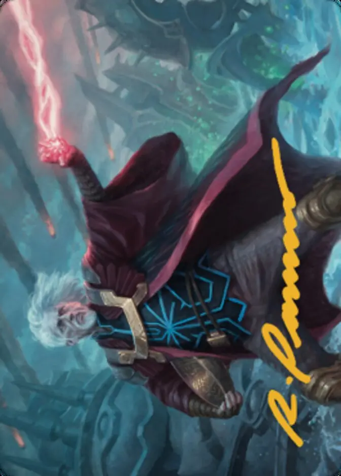 Urza, Lord Protector Art Card (Gold-Stamped Signature) [The Brothers' War Art Series] 1