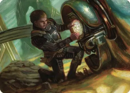 Urza, Powerstone Prodigy Art Card [The Brothers' War Art Series] 1