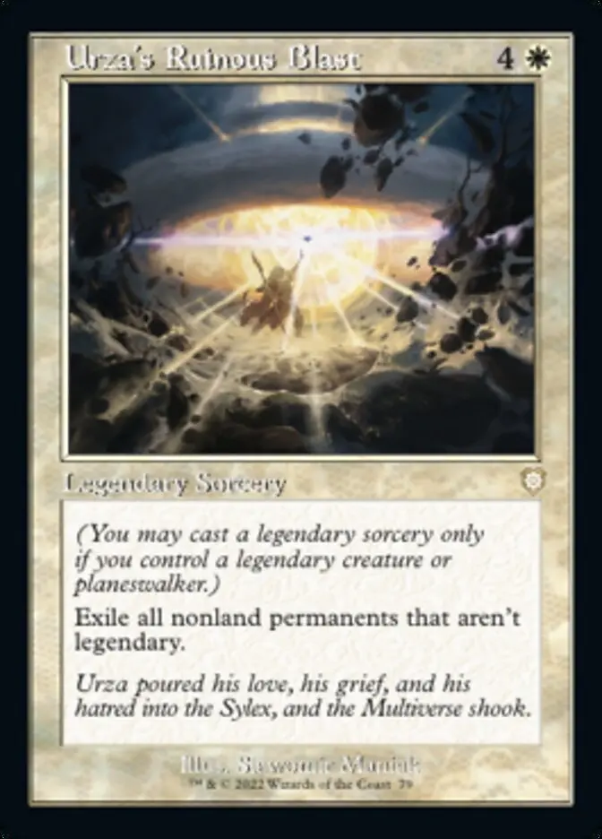 Urza's Ruinous Blast (Retro) [The Brothers' War Commander] 1