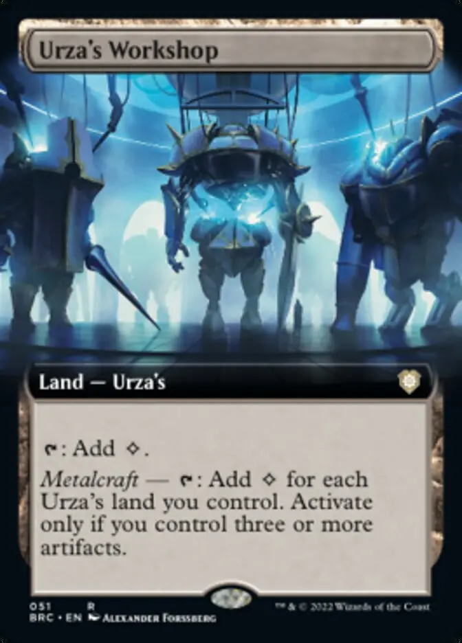 Urza's Workshop (Extended Art) [The Brothers' War Commander] 1