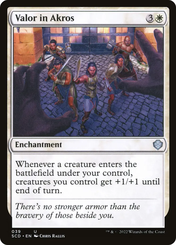 Valor In Akros [Starter Commander Decks] 1