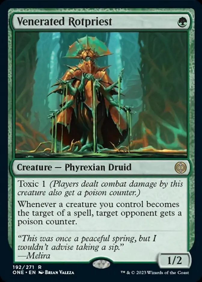 Venerated Rotpriest [Phyrexia: All Will Be One] 1