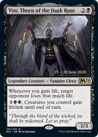 Vito, Thorn Of The Dusk Rose [Prerelease: Core Set 2021] 1