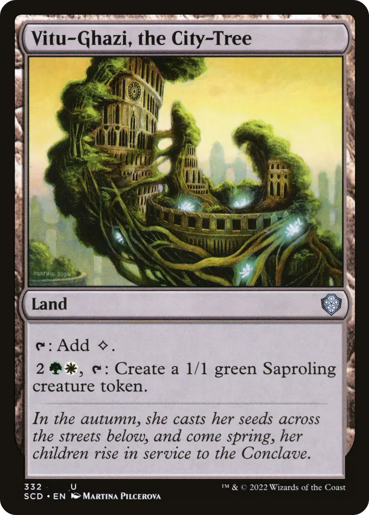 Vitu-Ghazi, The City-Tree [Starter Commander Decks] 1