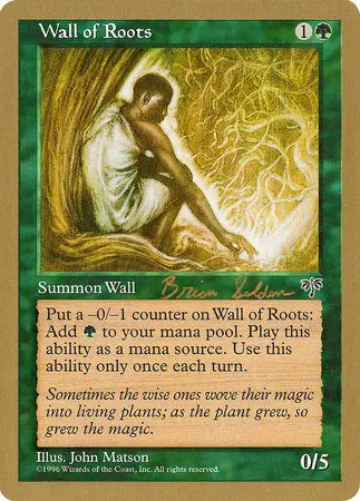 Wall Of Roots - 1998 Brian Selden (Mir) [World Championship Decks 1998] 1