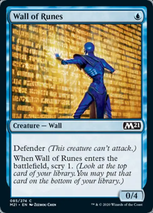 Wall Of Runes [Core Set 2021] 1