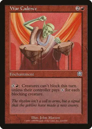 War Cadence [Mercadian Masques] 1
