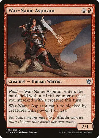 War-Name Aspirant [Khans Of Tarkir] 1