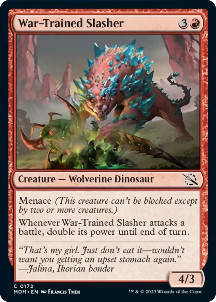 War-Trained Slasher [March Of The Machine] 1