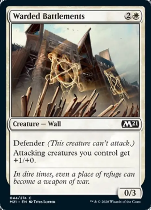 Warded Battlements [Core Set 2021] 1