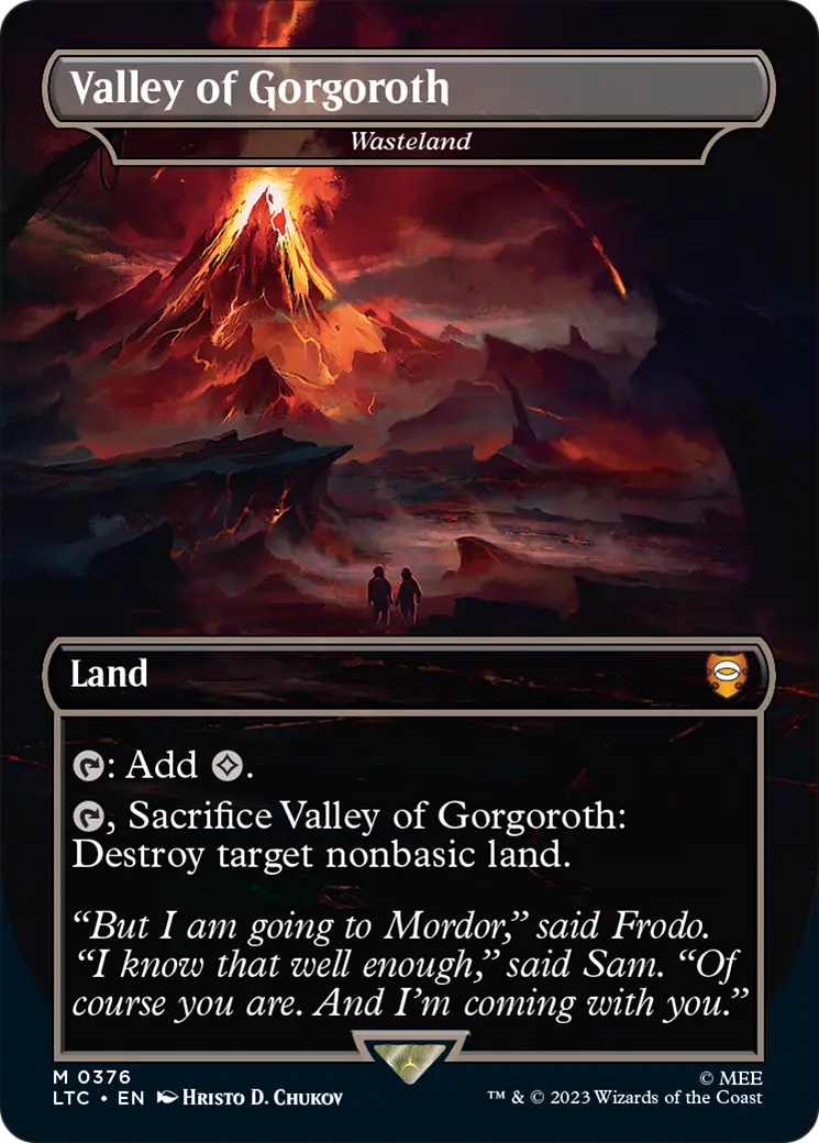 Wasteland - Valley Of Gorgoroth [The Lord Of The Rings: Tales Of Middle-Earth Commander] 1