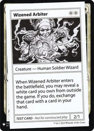 Wizened Arbiter [Mystery Booster Playtest Cards] 1