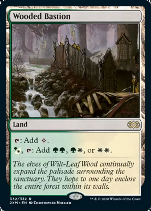 Wooded Bastion [Double Masters] 1