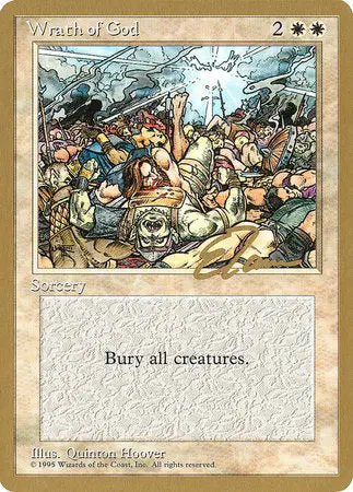 Wrath Of God - 1996 Preston Poulter (4Ed) [Pro Tour Collector Set] 1